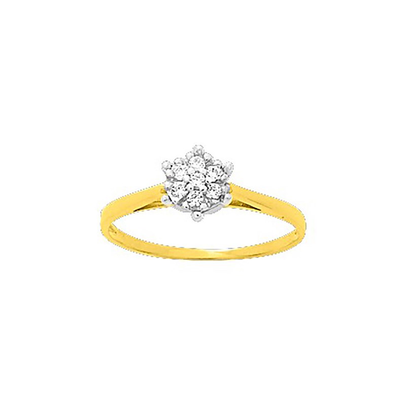 Bague Femme - Oxyde de zirconium - Or 18 Carats