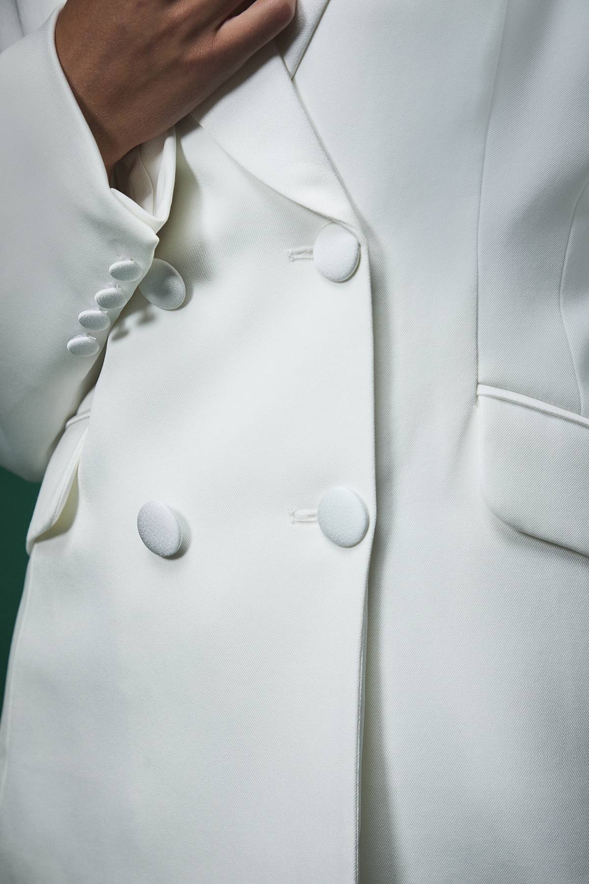Coast Blazer de Mariée Lisa Tan Croisé