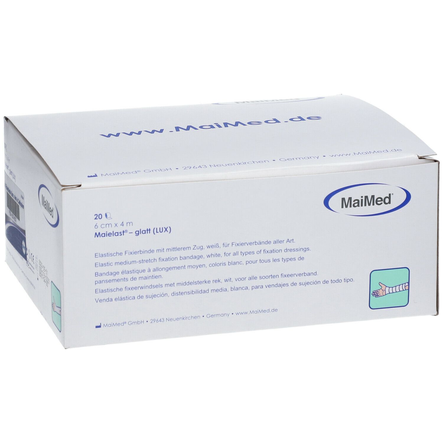 MaiMed® Maielast® - glatt (LUX) 6 cm x 4 m