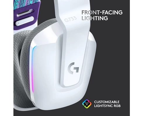 Logitech G733 Lightspeed Headset - White