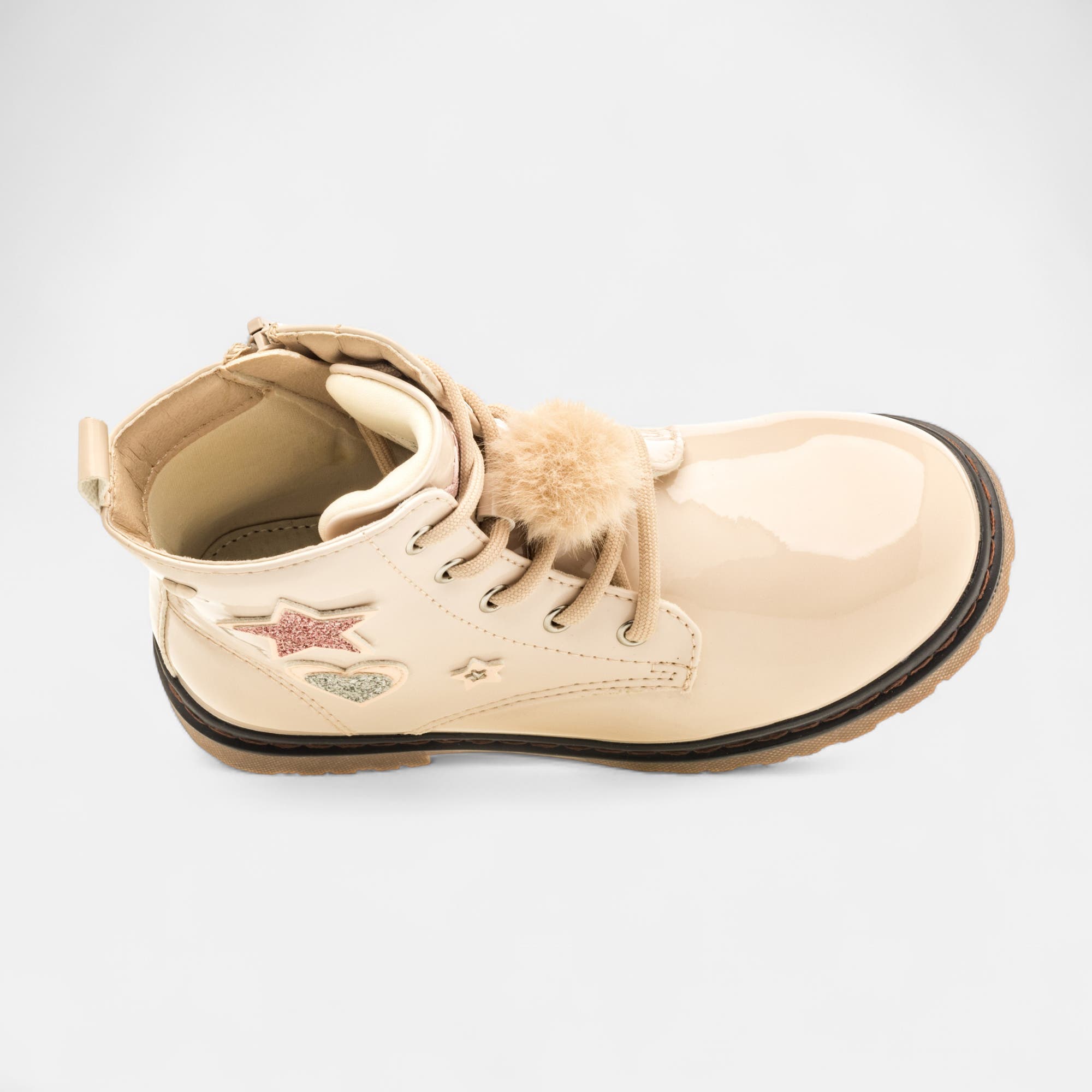 Boots Fille beige