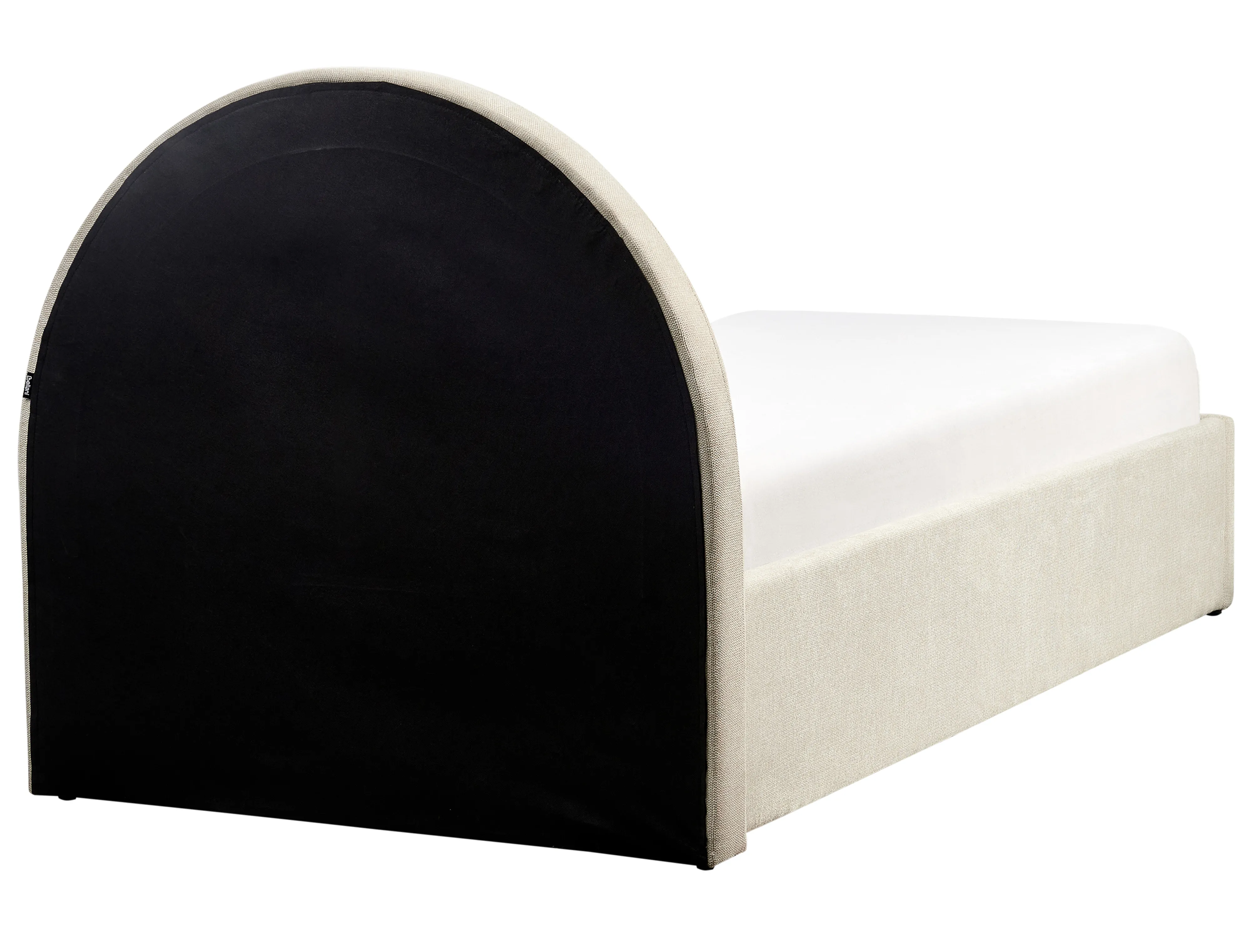 Kinderbed met opbergruimte Stof ANET 90 x 200 cm Beige