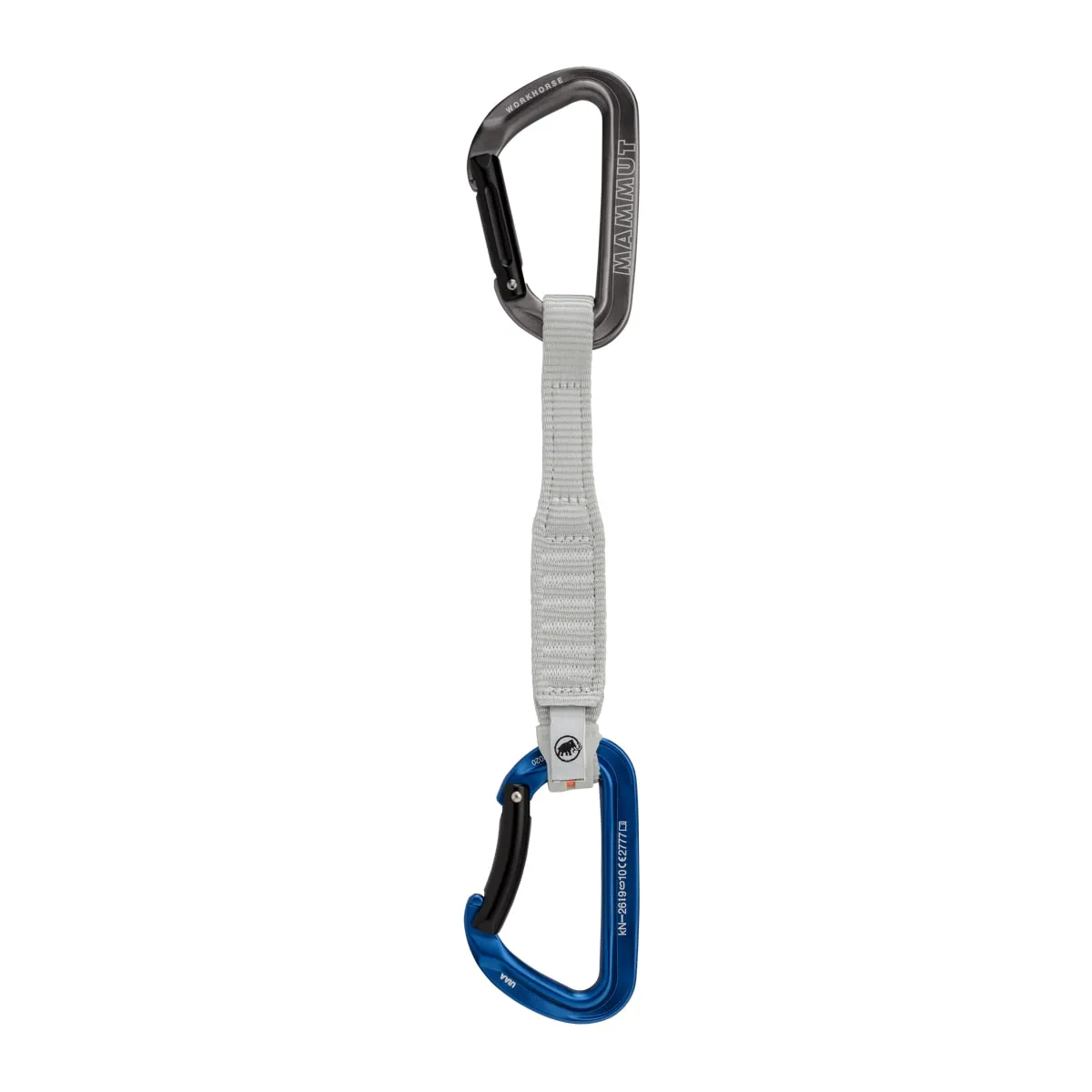 Mammut Workhorse Keylock 17 Cm Quickdraw Straight Gate/Bent Gate Key Lock