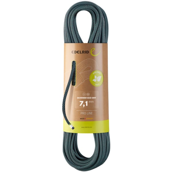 Corde alpinisme EDELRID SKIMMER ECO DRY 7,1MM, 60 M NIGHT