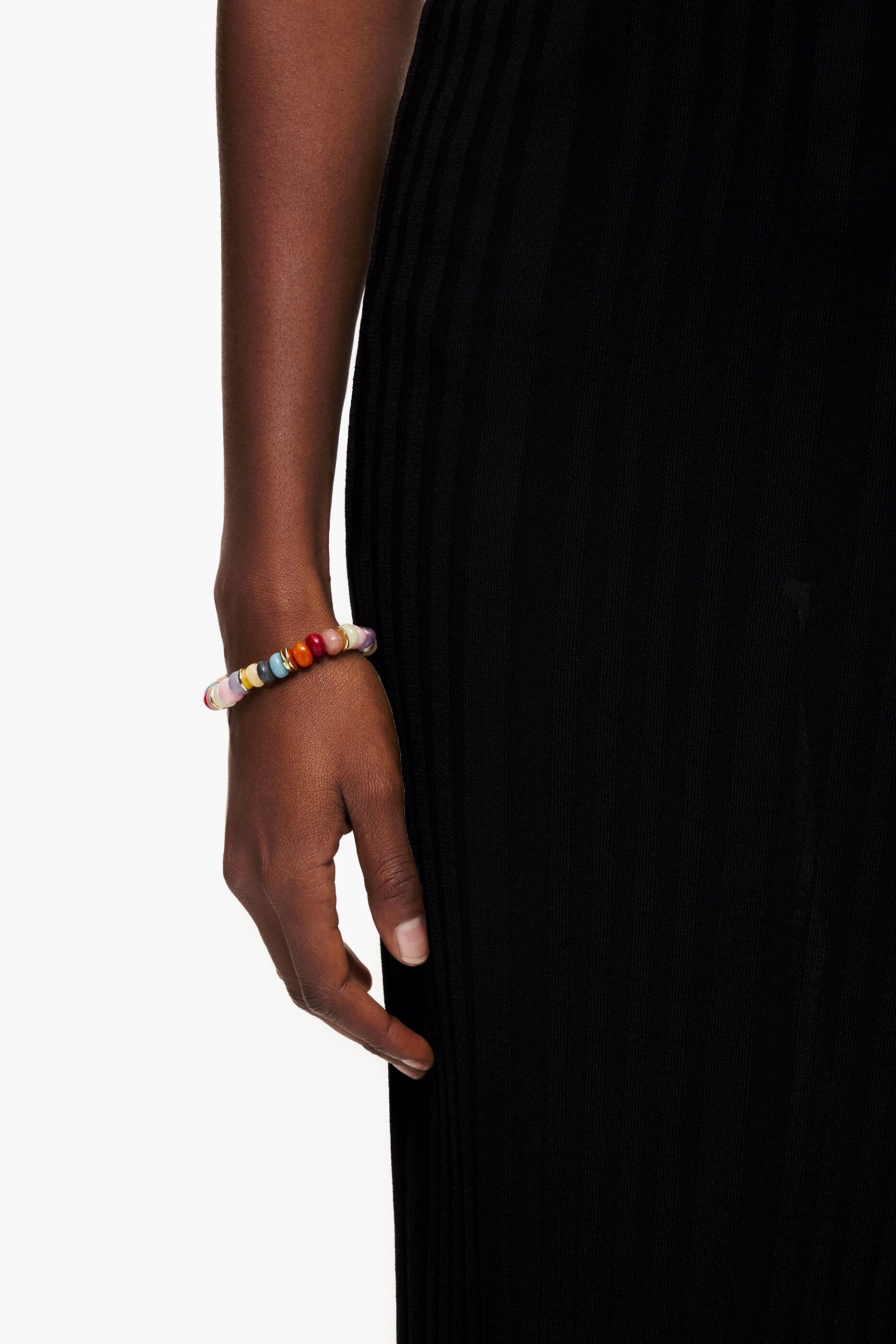Pulseira de pedras multicoloridas