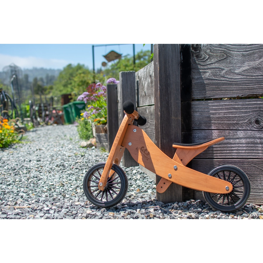 Kinderfeets® 2-in-1 Dreirad Tiny Tot Plus Bambus