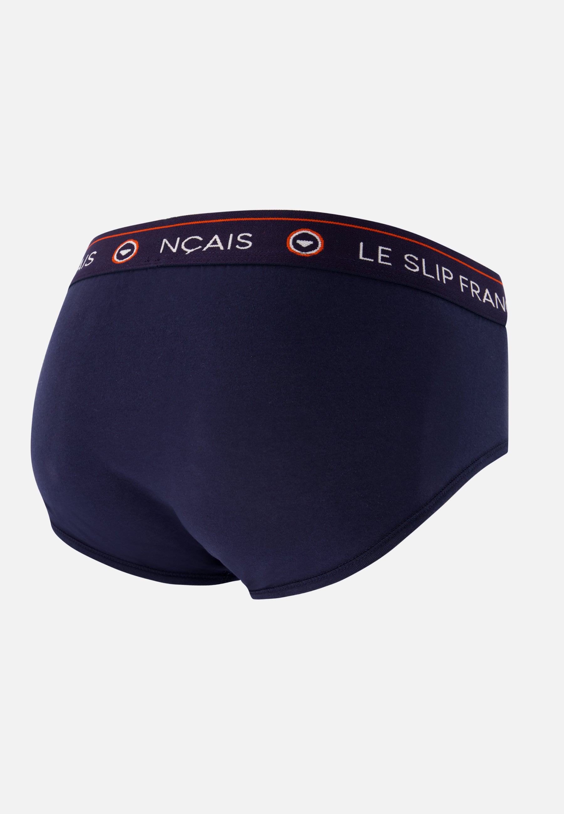Slip en coton Brodé Révolution-Intrépide Marine