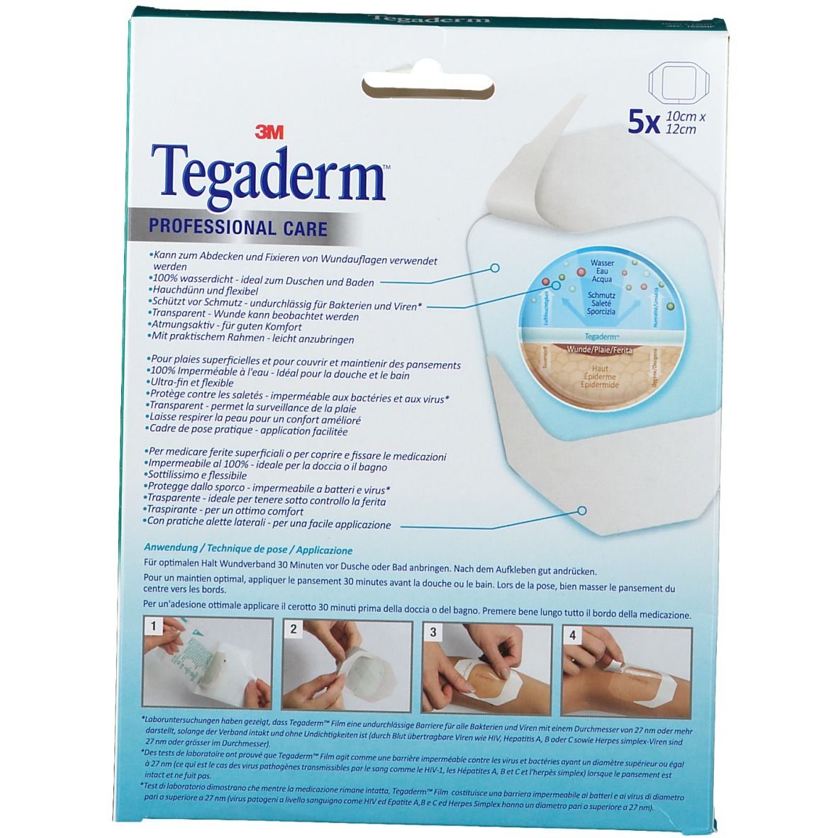 Tegaderm Film 10 x 12 cm