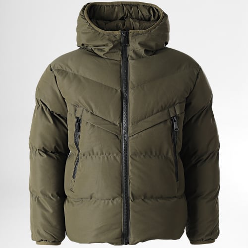 Doudoune Capuche Enfant FD8167 Vert Kaki