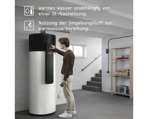 Stiebel Eltron WWK-I 300 W Plus warmtepomp voor warm water, 291 liter