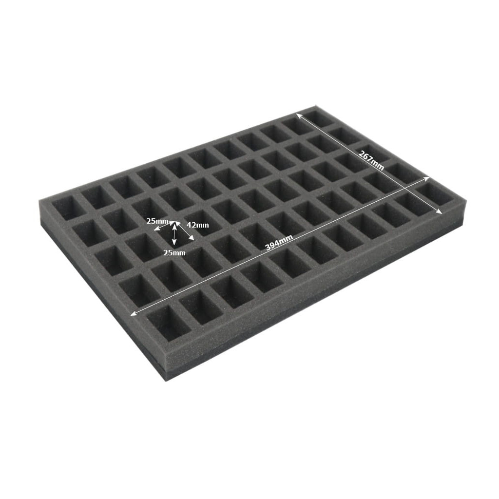 Rangement Safe & Sound - Boîte pour 55 Figurines (Socles 25mm)