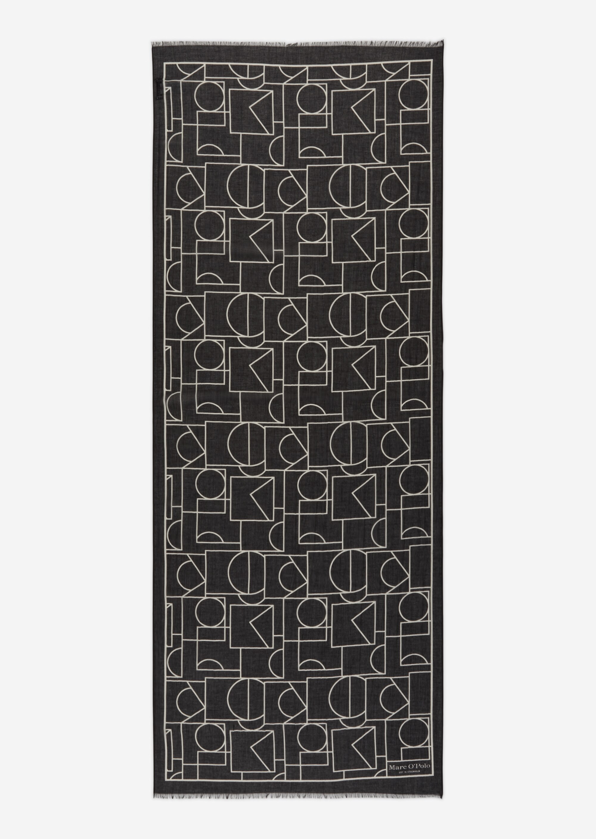 Schal mit Allover-Printmit Tencel™ Lyocell