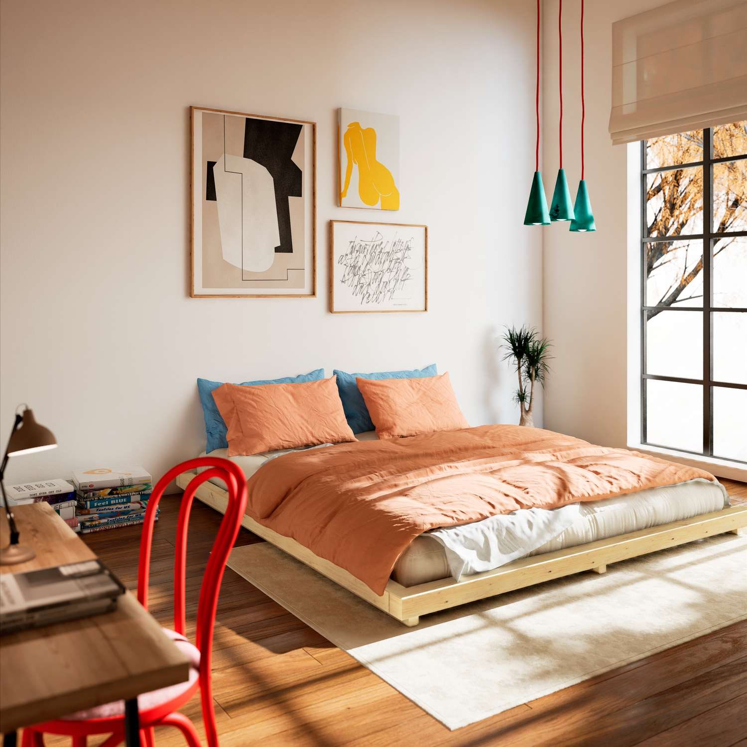Karup Design Bettgestell »FSC® Massivholz Futonbett, excl. Matratze, mit Lattenrost« Minimalistisches Design, ein zeitloser Klassiker für moderne Räume