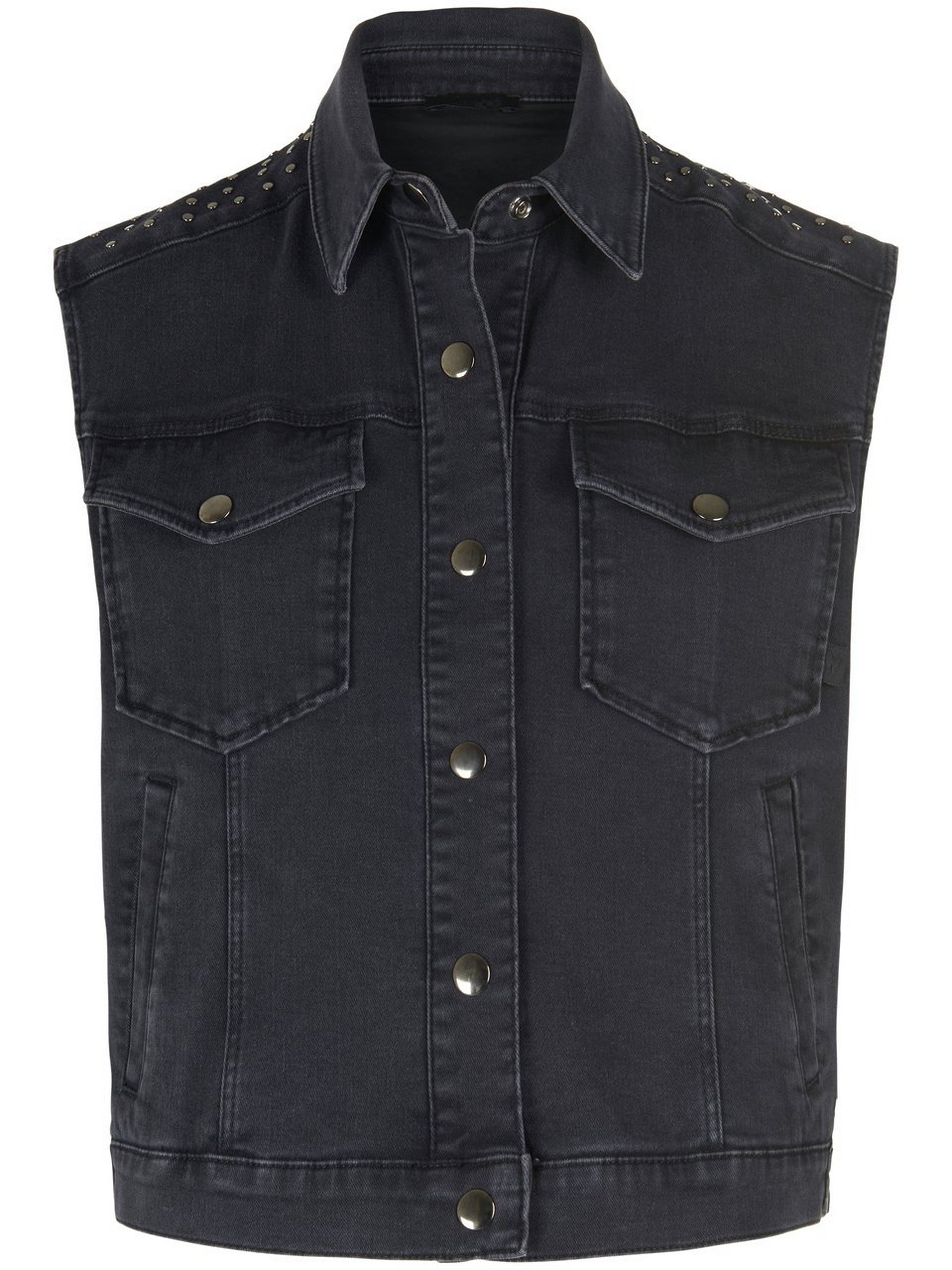 Jeansweste im Oversized-Style