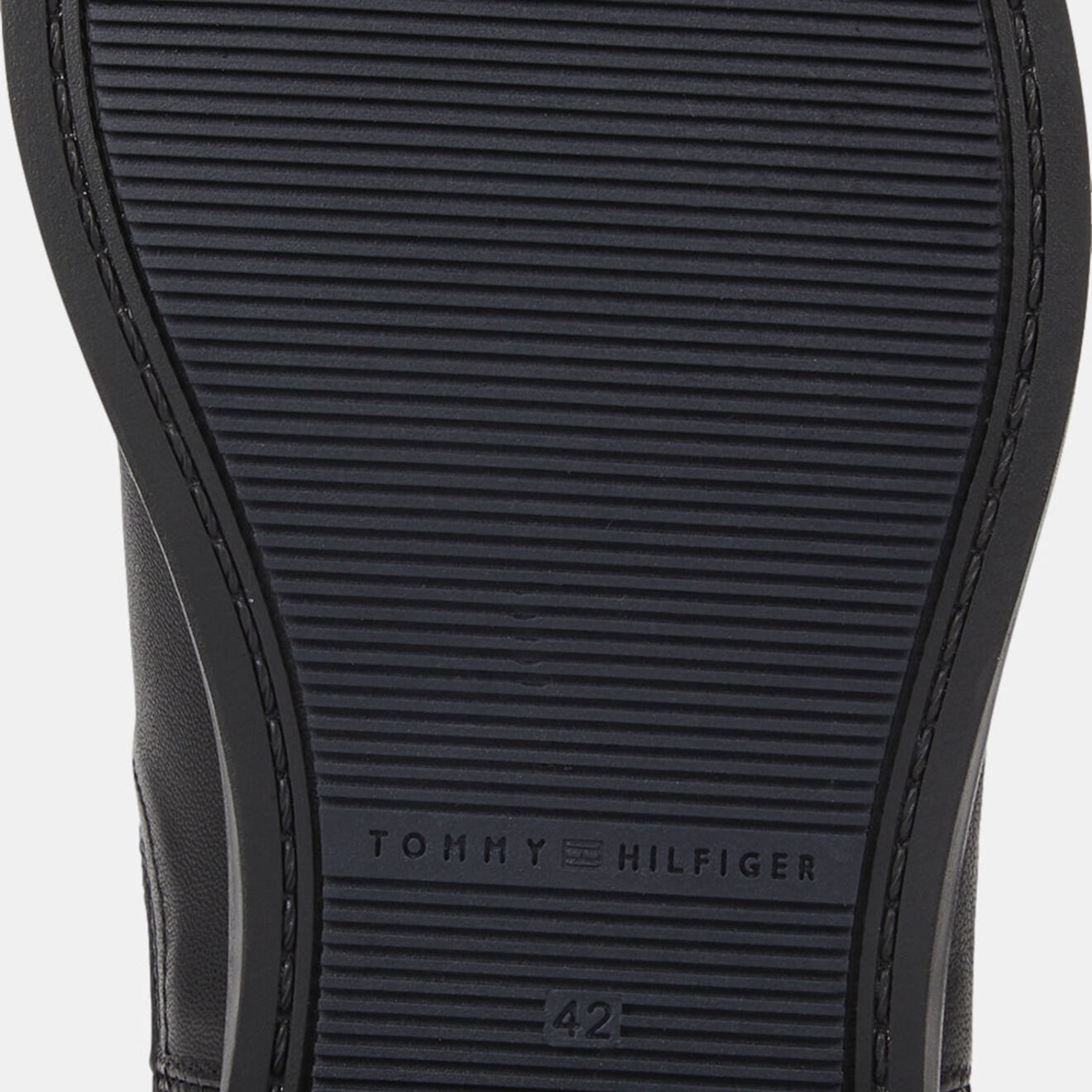 Tommy Hilfiger Chelsea boots en Cuir Signature noires