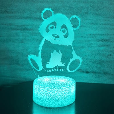 Powerpal 3D Nattlampe Panda