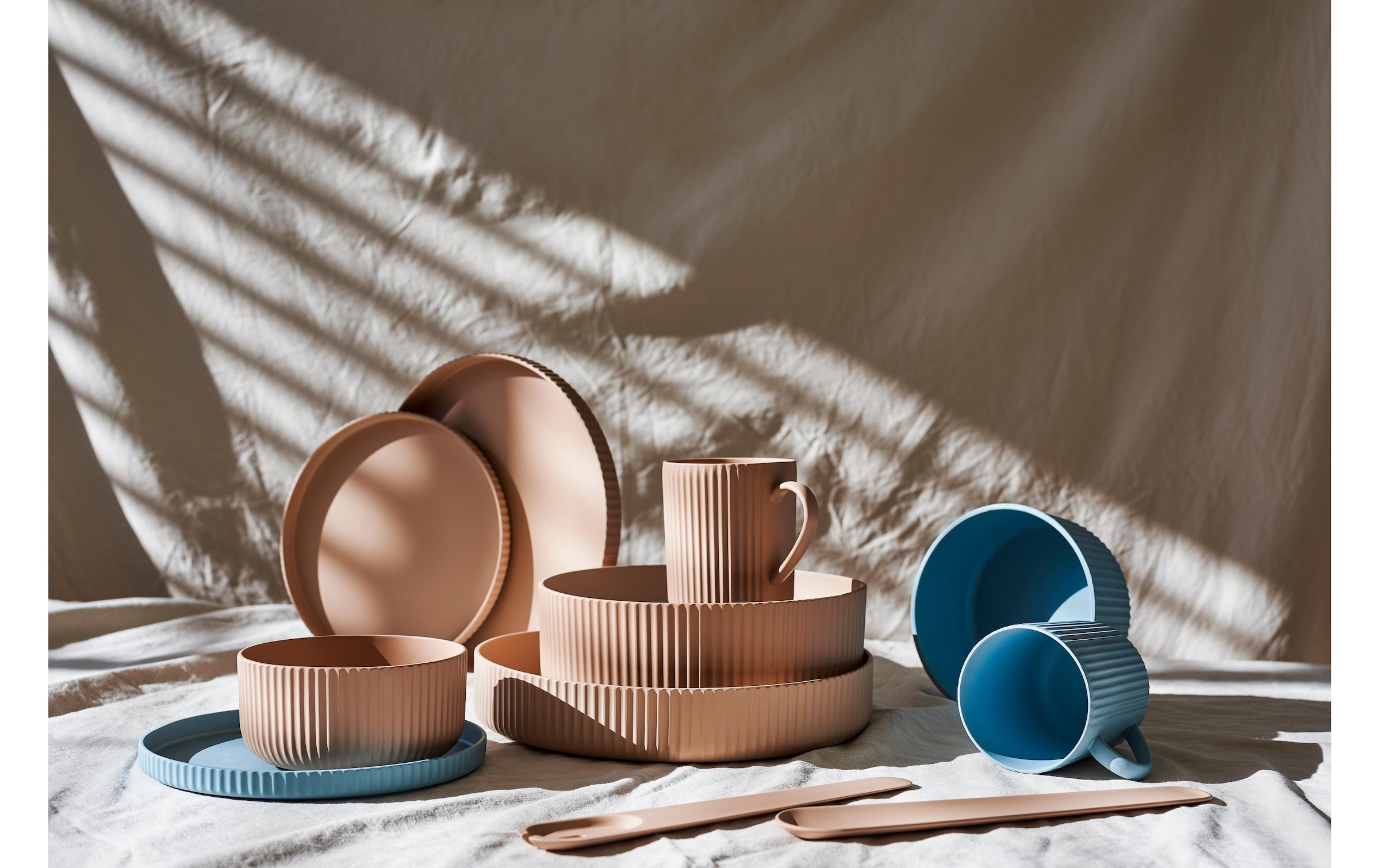 Salatschüssel »bioloco plant deluxe bowl - dark grey« 1 Stk. aus Kunststoff