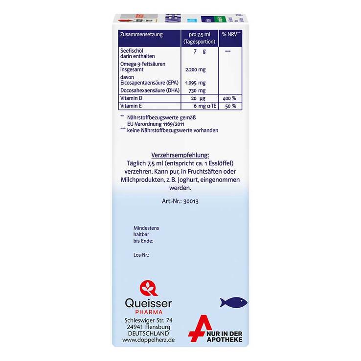 Doppelherz Omega-3 Liquid system, 150 ml