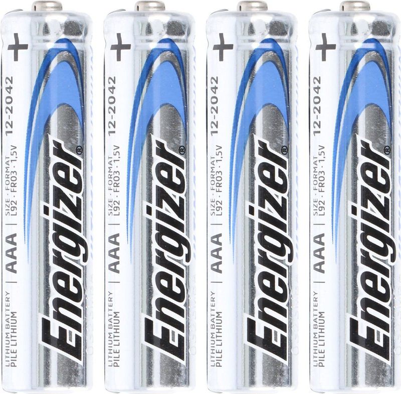 Energizer Ulitmate Lithium AAA - FR3 - FR03 Batterijen - 4 stuks