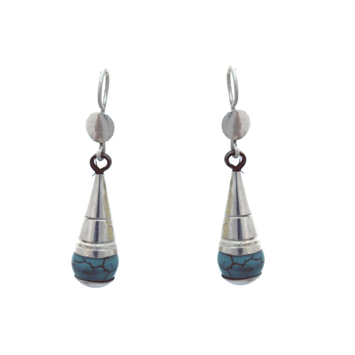 boucles d'oreilles touareg turquoise