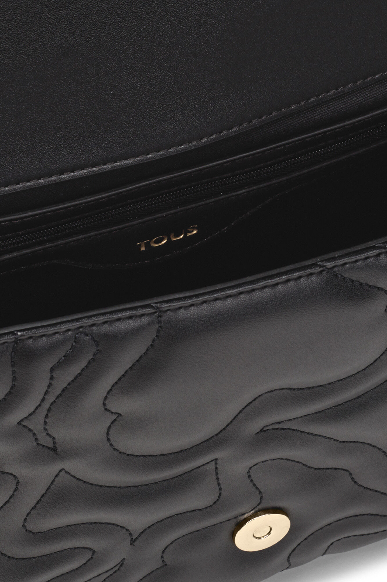 Bolsa de ombro média Kaos Dream preta - Preta