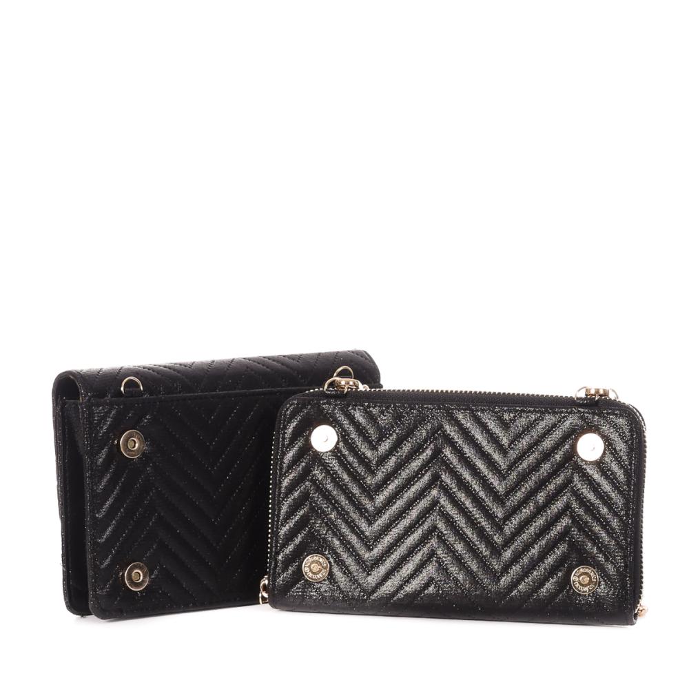 Stella Green Sac à Bandoulière Noir Femme Stella Green Chevron
