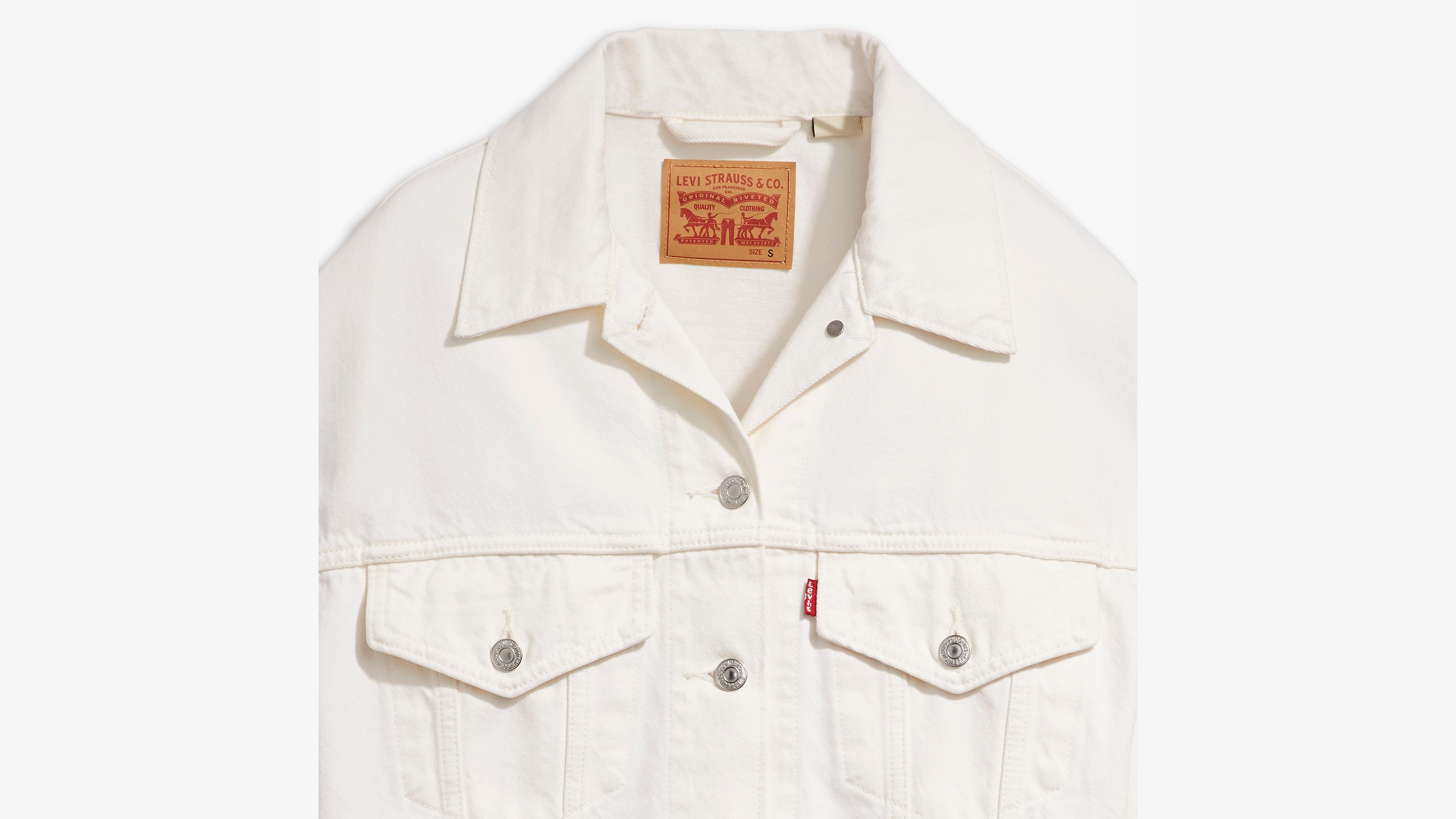 '90s Trucker Jacket - The Dead Of Winter - White