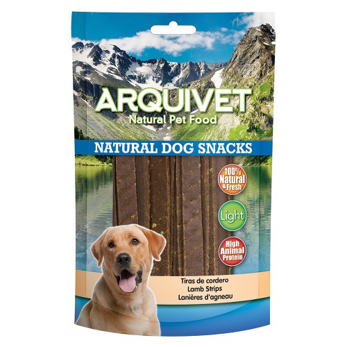 Tiras para cachorro com sabor de cordeiro