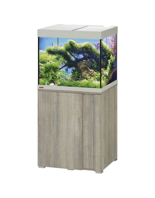 Eheim Set Vivaline 150 Led - Aquariumset - 61x51x124 cm Grijs Eiken