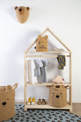 Childhome Oppbevaringskurv Teddy 40x40, Beige