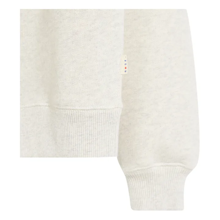 Bellerose Sweat Fadol Smile | Gris chiné