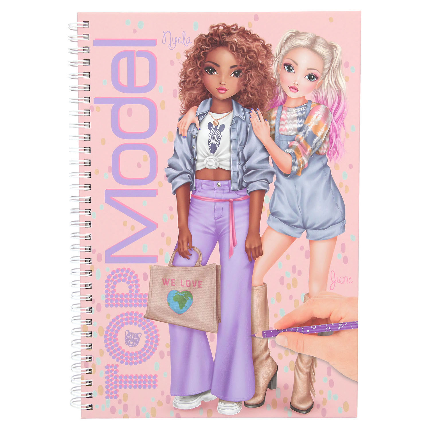 TOPModel Kleurboek met Kleurpotloden