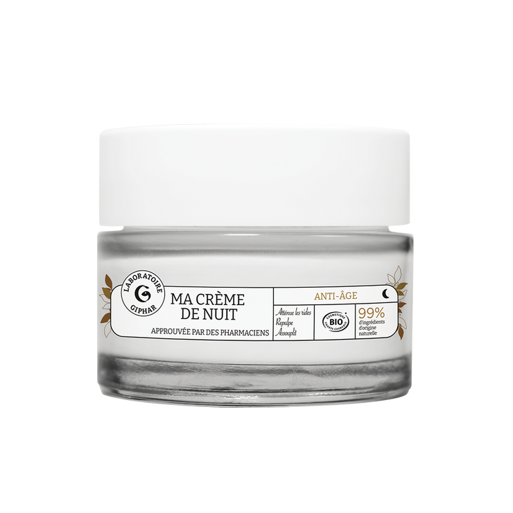Ma crème de nuit anti-âge certifiée bio