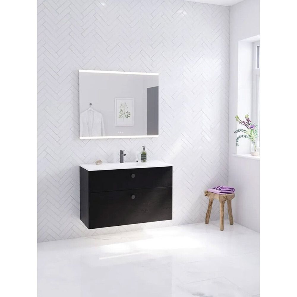 SPEIL SCANBAD PANORAMA MED LED BELYSNING 80X80CM