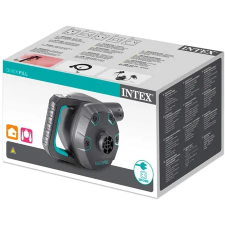 Intex Quick Fill Elektrische Luftpumpe mit 3 Adapter