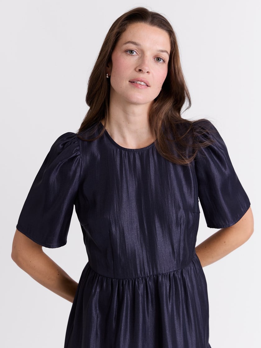 Charlene kjole Navy Blazer