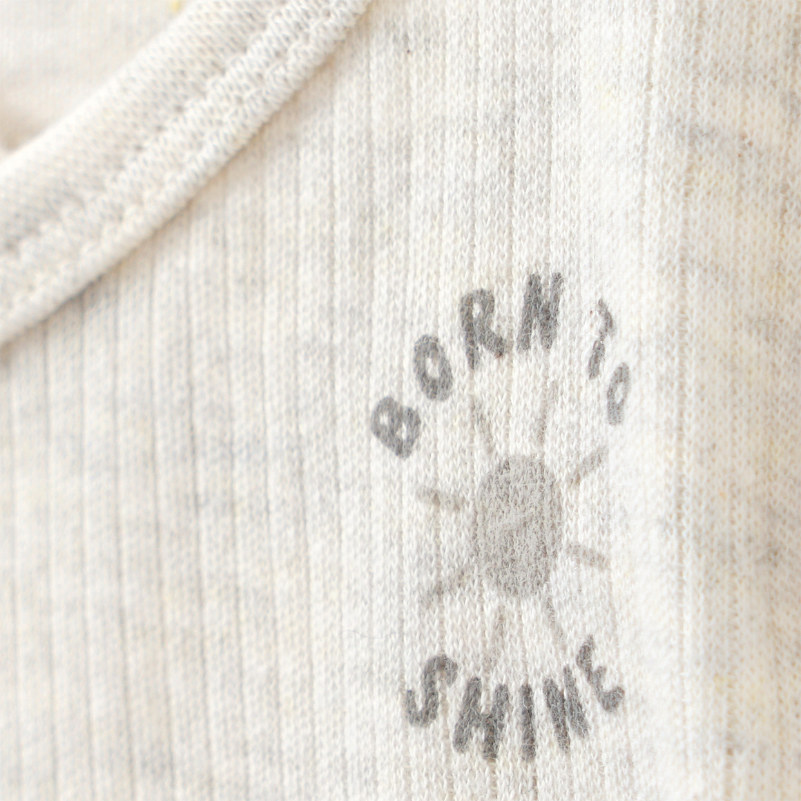 Topomini Baby Wickelbody und Leggings mit Fuß im Set hellbeige