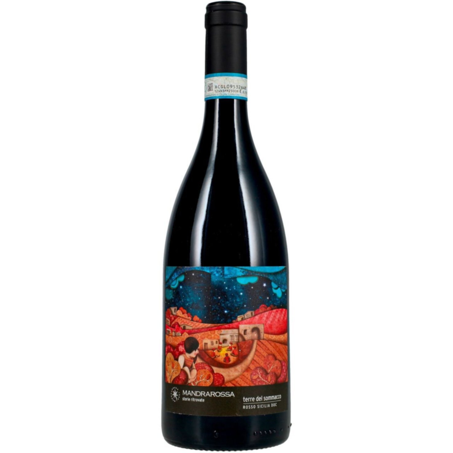 Rosso Sicilia DOC Nero d'Avola Terre del Sommacco Mandrarossa -75cl