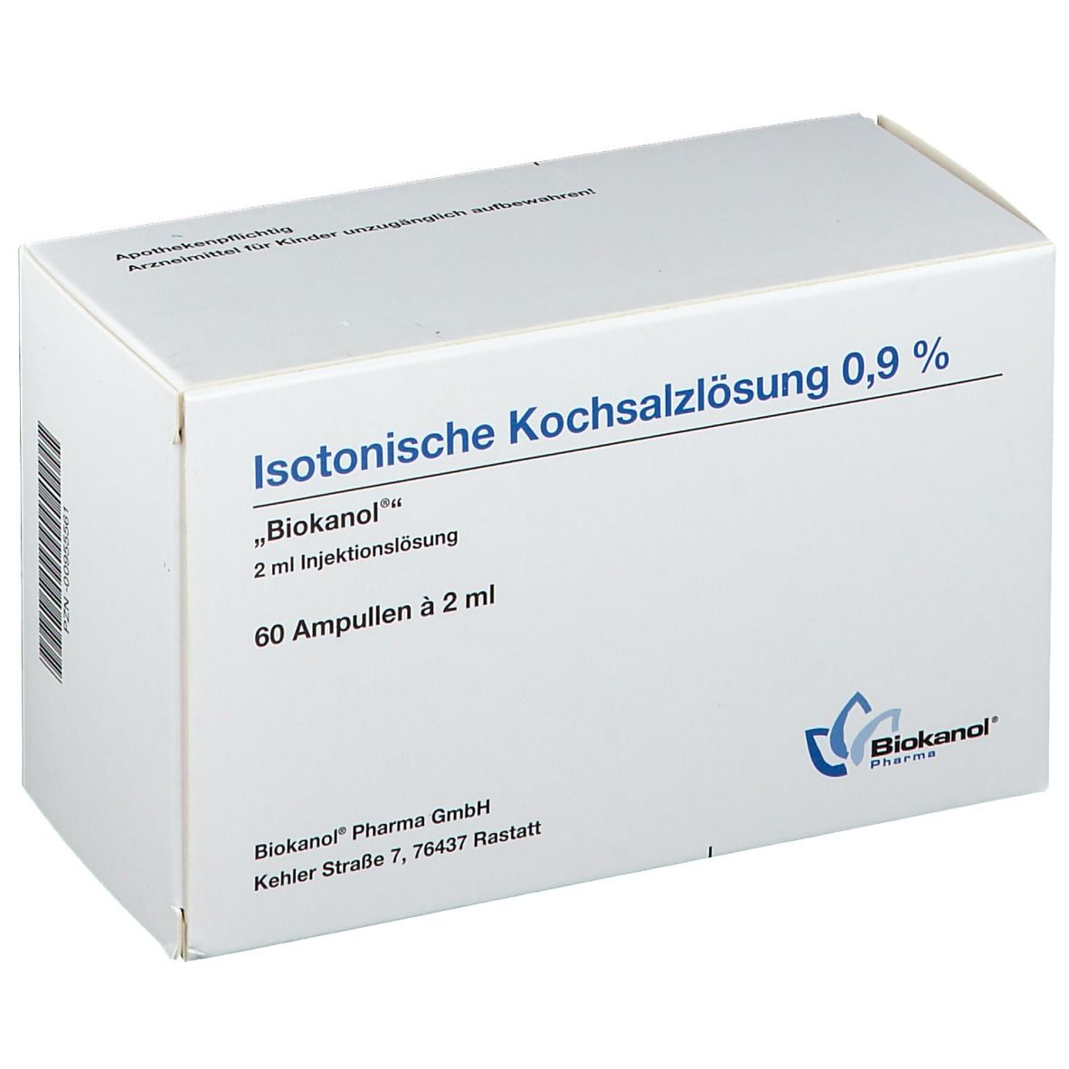 Isotonische Kochsalzlösung 0,9 % Biokanol