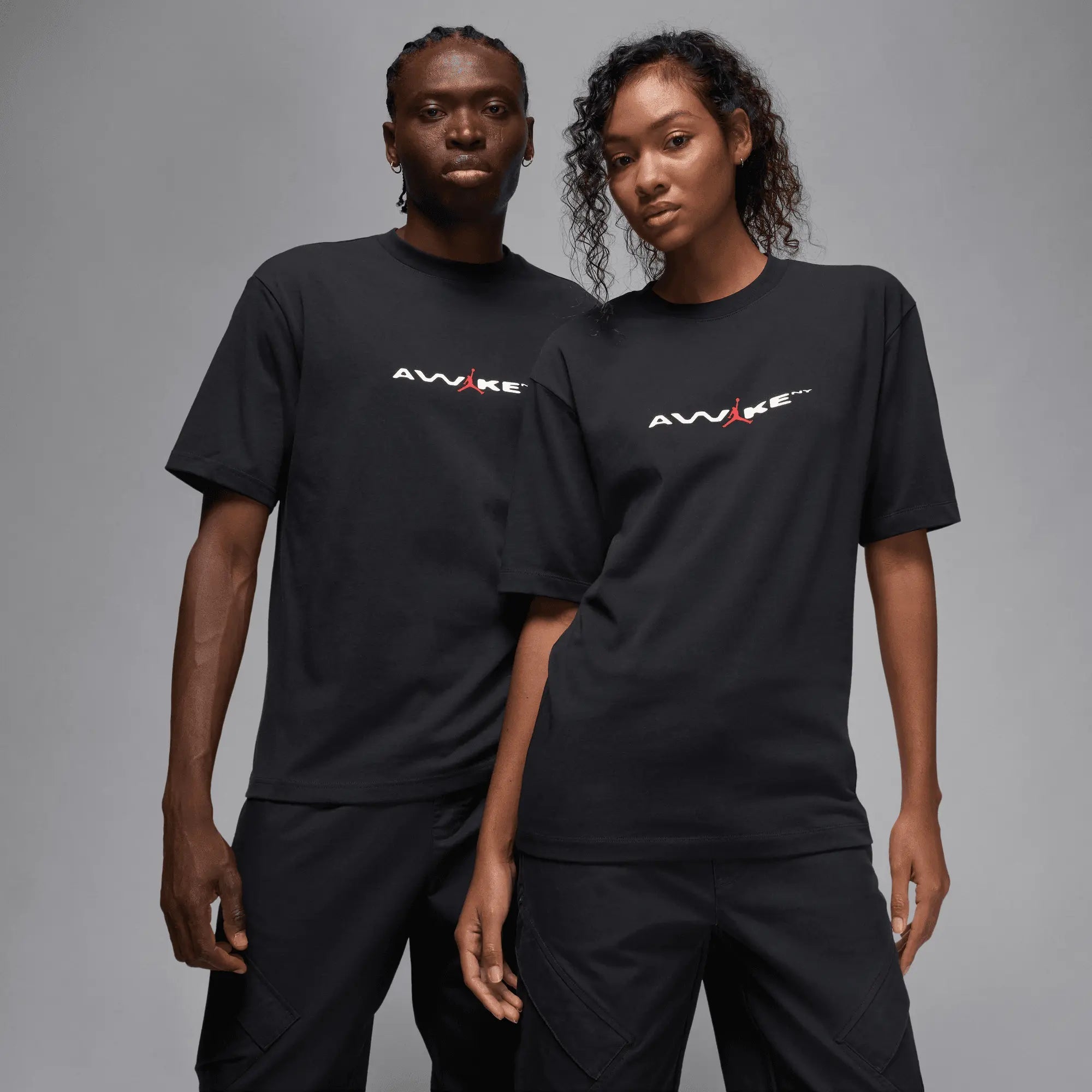 Jordan x Awake NY T-Shirt (Black/ White/ University Red)