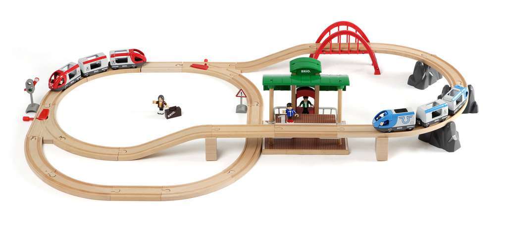 BRIO Spiel Großes Bahn Reisezug Set