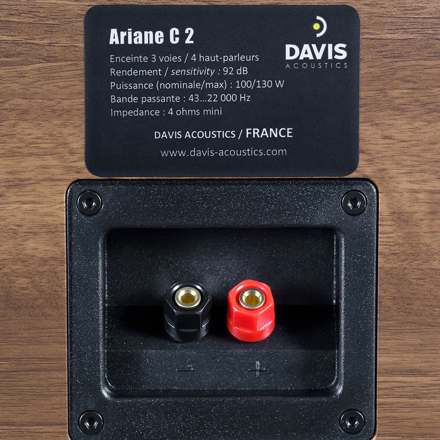 Davis Acoustics Ariane C2 Noyer Enceintes centrales
