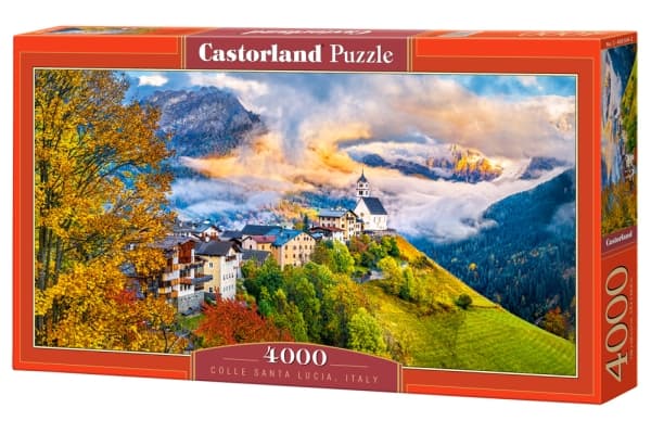 Castorland Colle Santa Lucia, Italy 4000 pcs, 4000 stykker, Landskap, 9 år