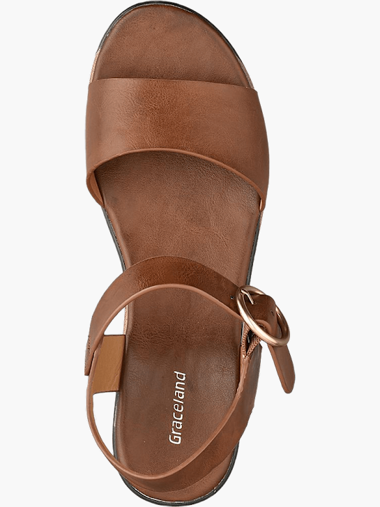 Graceland Sandalette Cognac