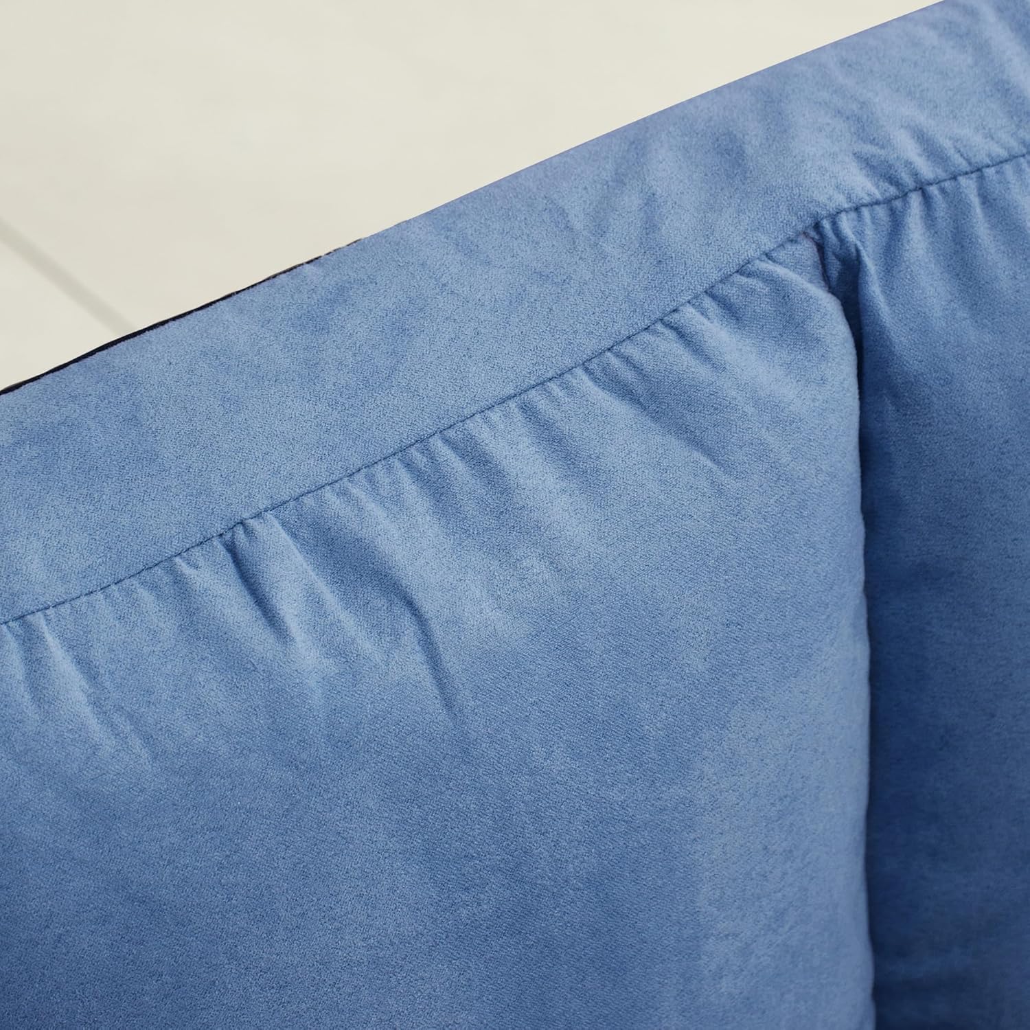 HOMCOM Bodenstuhl Bodensessel mit Liegefunktion Verstellbarer Rückenlehne Sitzkissen Relaxsessel zum Fernsehen, Lesen Meditationsstuhl Lazy Sofa Lesesessel für Meditation Yoga Büro Blau