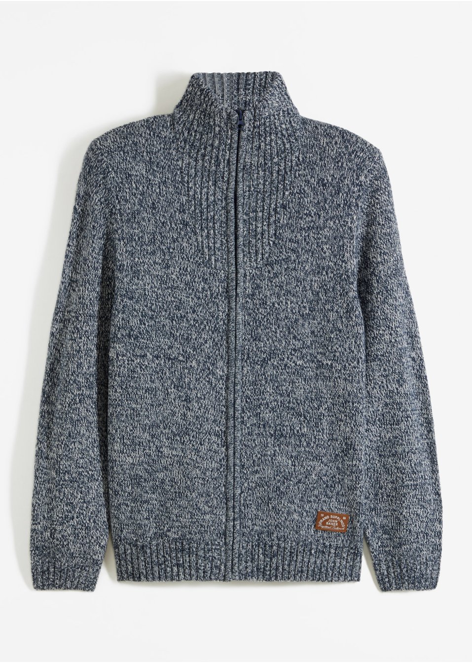 Gilet en maille à col montant