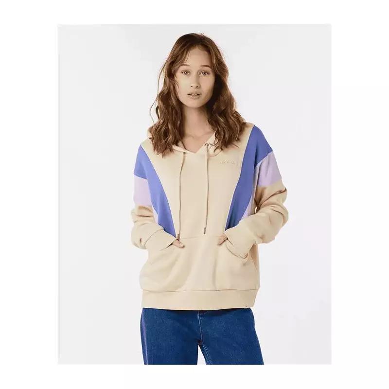 Sweat femme RIPCURL Olalla Hoodie Fleece Beige