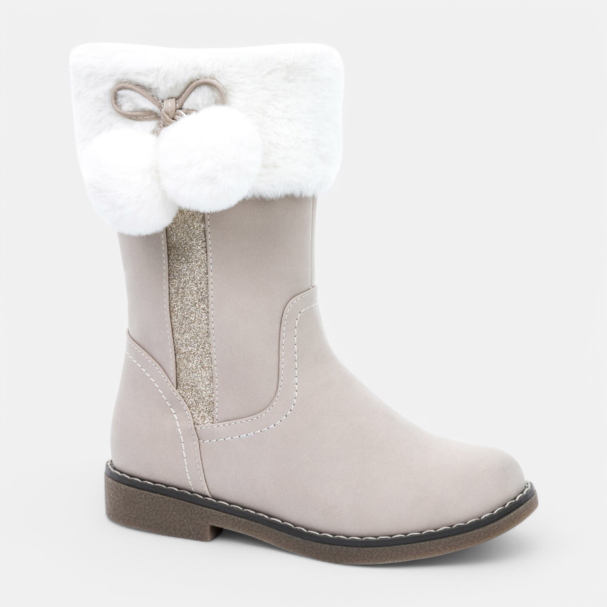 Bottines Fille beige