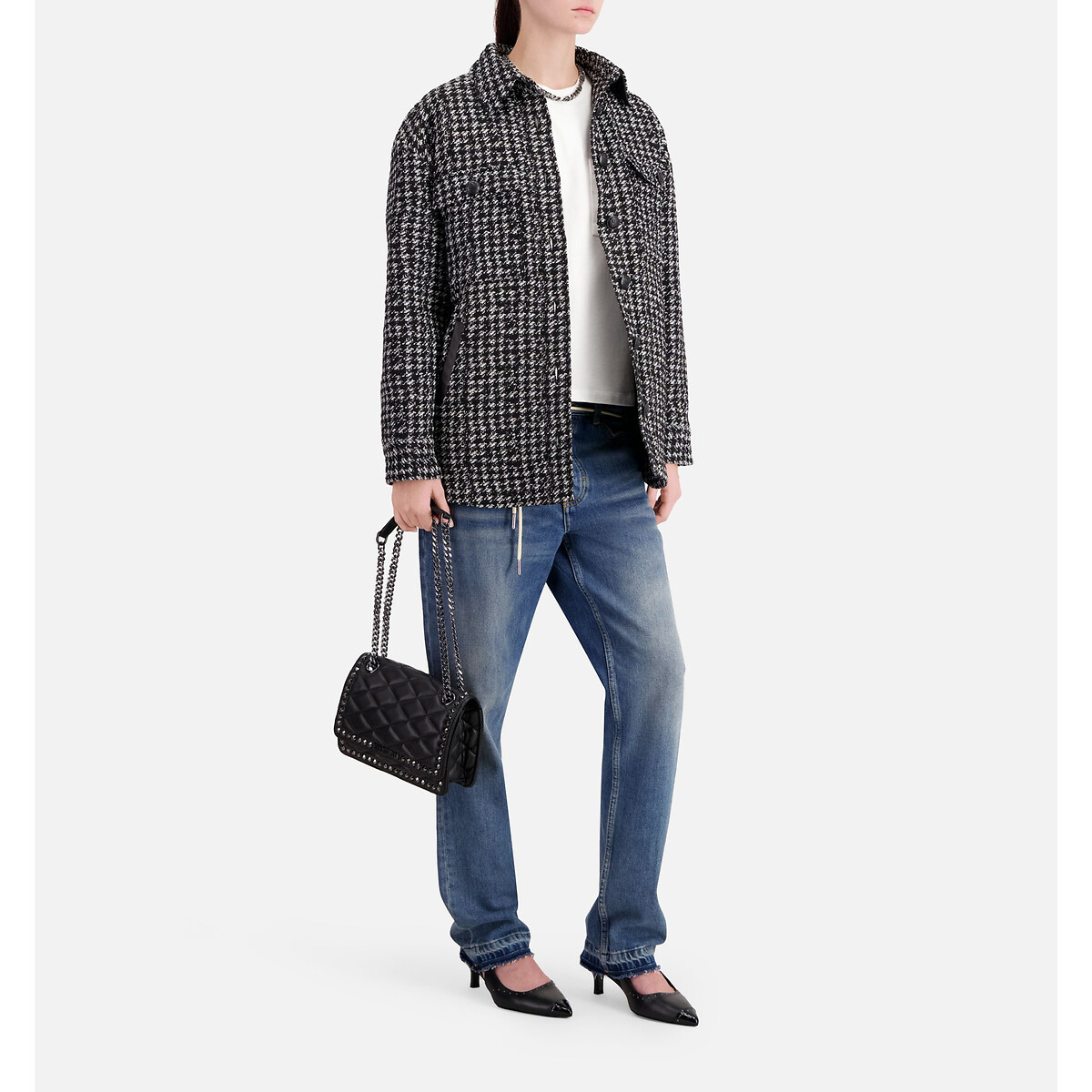 THE KOOPLES<br>Camisa com pequenos quadrados