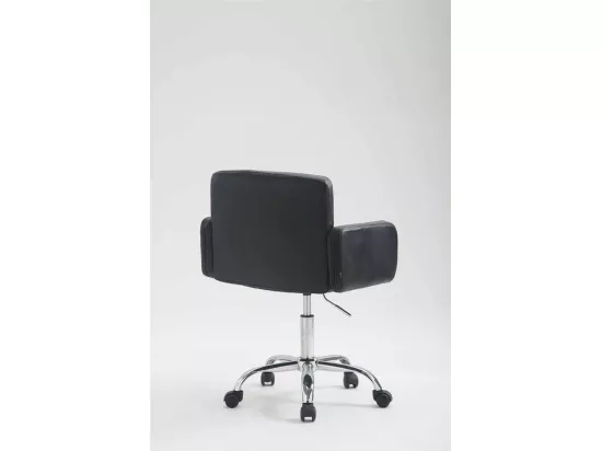 Chaise de bureau - Similicuir & Métal chromé - Los Angeles